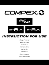 Compex FIT 5.0, SP 6.0 & SP 8.0 Manual do usuário