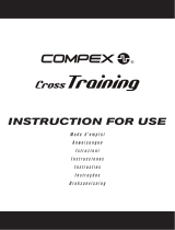 Compex Cross Training Manual do usuário