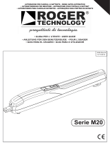 Roger Technology 230v KIT M20/342 Manual do usuário