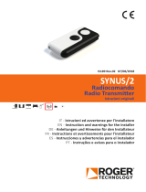 Roger Technology Synus Manual do usuário