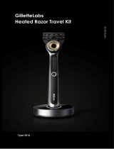 Braun GilletteLabs Heated Razor, Travel Kit Manual do usuário