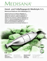 Medisana Medistyle S Manicure/Pedicure unit Manual do proprietário
