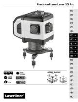 Laserliner PrecisionPlane-Laser 3G Pro Manual do proprietário