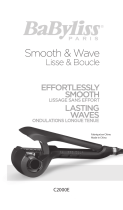 BaByliss SMOOTH & WAVE LISSE ET BOUCLE Manual do proprietário