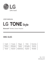 LG HBS-SL6S Manual do usuário