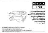 Utax C 124 Instruções de operação