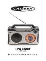 Caliber HPG322BT Manual do proprietário