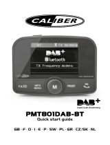 Caliber PMT801DAB-BT Guia rápido