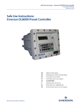 Remote Automation Solutions DL8000 Preset Controller Instruções de operação