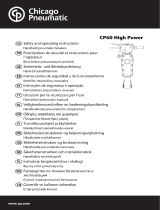 Chicago Pneumatic CP60 High Power Instruções de operação