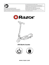 Razor E90 Accelerator Electric Scooter Manual do usuário