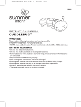 Summer Infant SLUMBER CUDDLE BUG Manual do usuário