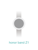 Huawei Honor Band Series Band Z1 Manual do usuário