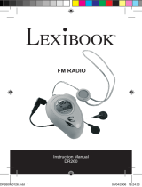 Lexibook FM Radio Manual do usuário