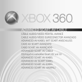 Microsoft Xbox 360 Cable audio vidéo péritel Guia de usuario