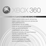 Microsoft Xbox 360 Cable audio vidéo haute définition Guia de usuario