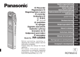 Panasonic RR US065 Manual do proprietário