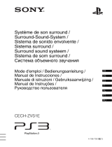 Sony PS3 Système de son surround CECH-ZVS1E Manual do usuário