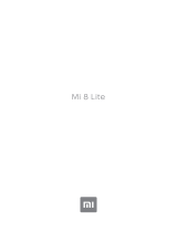 Xiaomi Mi 8 Lite Manual do proprietário