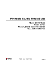 Avid Pinnacle Studio MediaSuite Instruções de operação