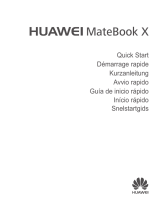 Huawei Matebook X Guia rápido