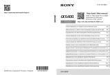 Sony A6400 Body Manual do usuário