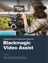 Blackmagic Video Assist  Manual do usuário