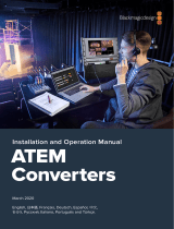 Blackmagic ATEM Converters  Manual do usuário