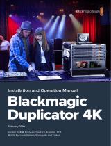Blackmagic Duplicator 4K Manual do usuário