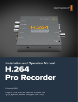 Blackmagic H.264 Pro Recorder  Manual do usuário