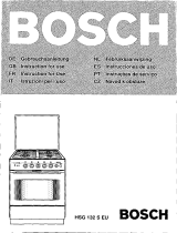 Bosch HSG132SEU/01 Manual do usuário