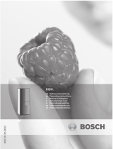 Bosch Free-standing fridge-freezer Manual do proprietário