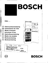 Bosch KGU3101/01 Manual do usuário