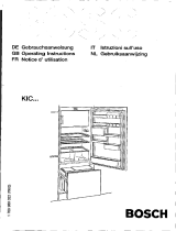 Bosch KIC3240/31 Manual do usuário