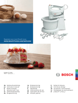 Bosch MFQ3561W/04 Guia de instalação