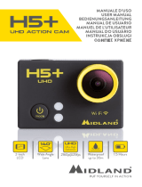 Midland H5+ Ultra HD 4k Action Kamera Manual do usuário