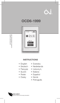 OJ Electronics OCD6 Instruções de operação