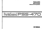 Yamaha PortaSound PSS-470 Manual do proprietário
