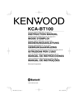 Kenwood KCA-BT100 Manual do usuário