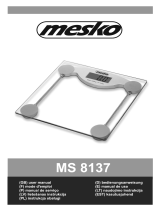 Mesko MS 8137 Manual do proprietário