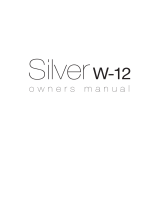 Monitor Audio Silver W12 Manual do usuário