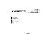 Candy CT-502 Manual do proprietário