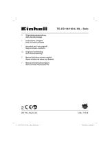 EINHELL TE-CS 18/190 Li BL - Solo Manual do usuário