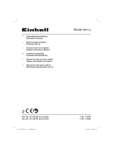 EINHELL TE-CD 12/1 Li (1x2,0Ah) Manual do usuário