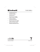 Einhell Classic TC-CD 18/35 Li (1x1,5 Ah) Manual do usuário