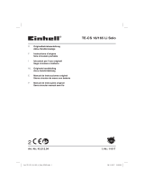 EINHELL TE-CS 18/165 Li-Solo Manual do usuário