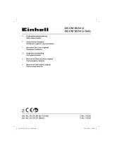 EINHELL GE-CM 36/34 Li (2 x 3,0Ah) Manual do usuário