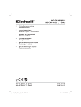 EINHELL GE-CM 18/30 Li Manual do usuário