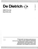 De Dietrich HA7976 Manual do proprietário