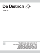 De Dietrich DHG397XP1 Manual do proprietário